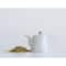Hello Honey® White & Black Speckles Stoneware Teapot